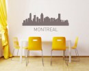 City of Canada  Silhouette Modern Wall Art Sticker